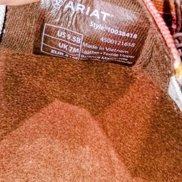 Ariat Brown Suede-Buffalo Slip-On - Picture 4 of 5